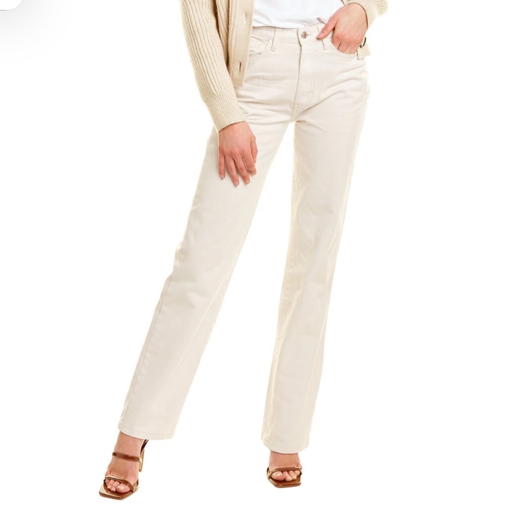 WeWoreWhat Kick Flare Rigid Jeans in Bleached Grey